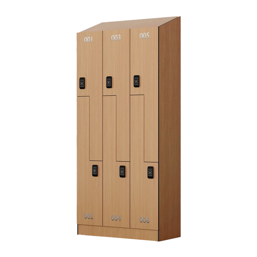 z-shaped hpl locker