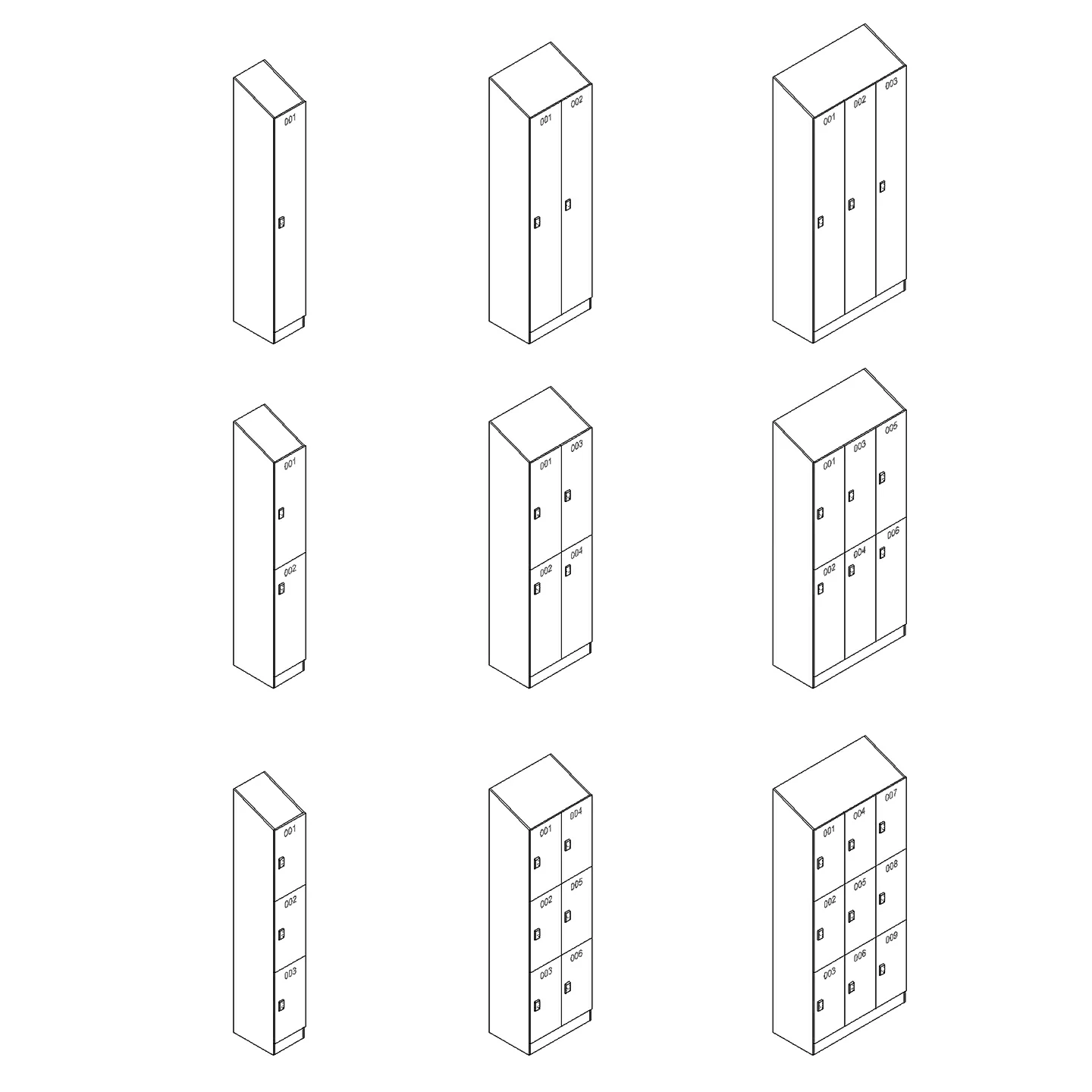 Sloped Top Floor-standing Type