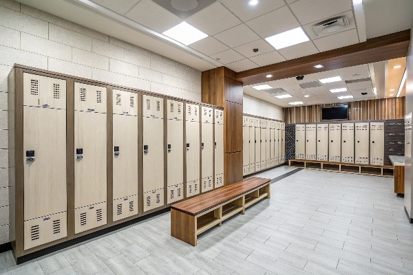 small locker room design