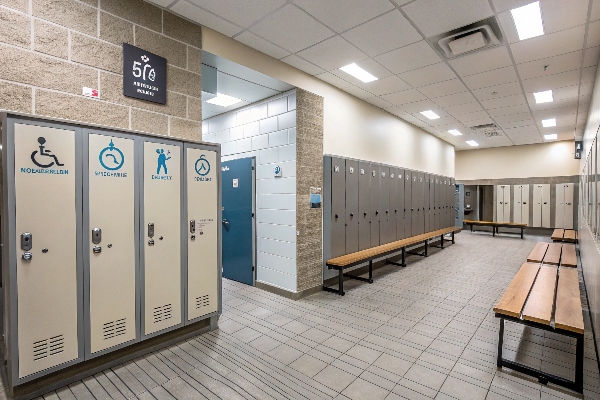 inclusive locker room designs