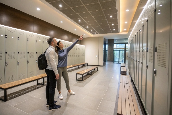 evaluate locker room options