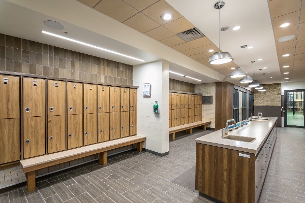 Eco-friendly locker room materials