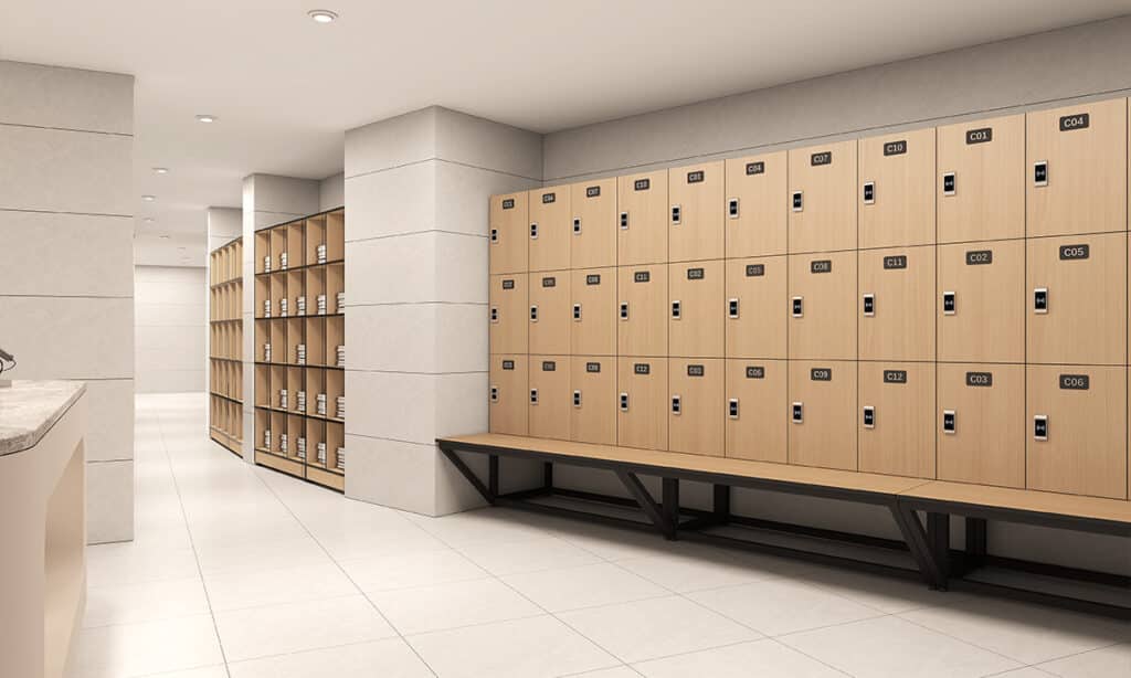 Amsterdam Football lockers