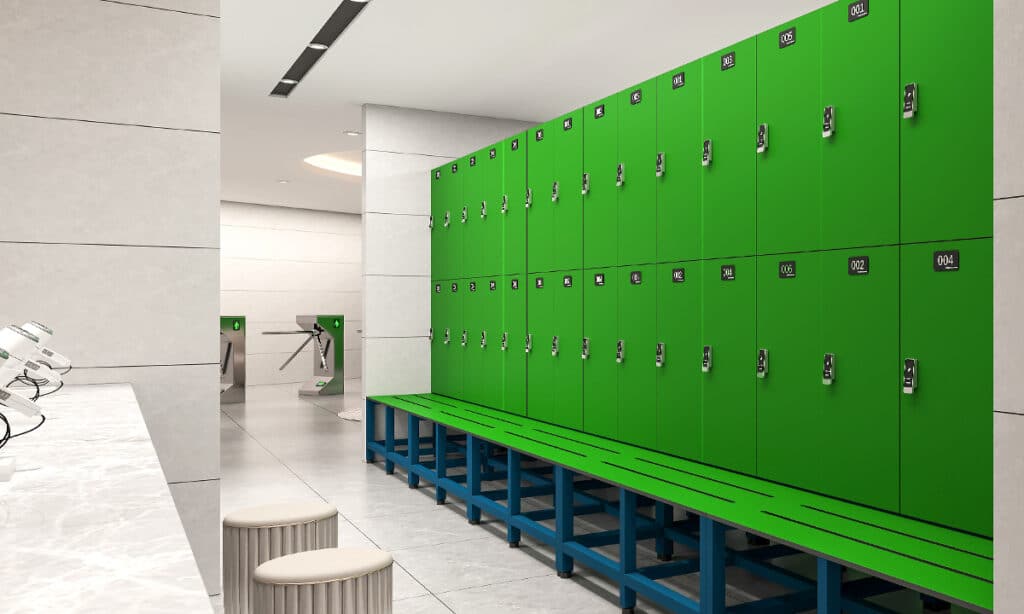 London Changing room lockers