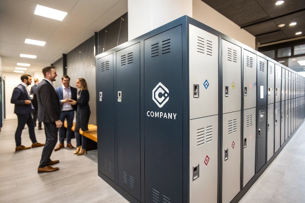 Lockers enhance gym branding